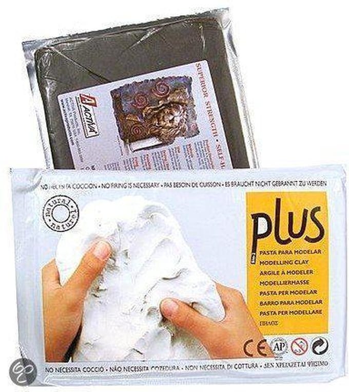 Clay Plus 1kg schwarz
