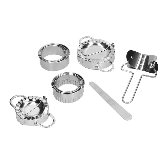 10 STUKS Roestvrij Staal Dumpling Maker Dumpling Vorm Set en Snijder Thuis Keuken AccessoiresDumpling gray