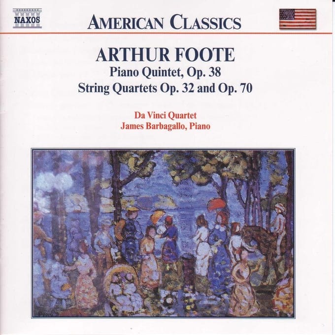 DaVinci Quartet, James Barbagallo - Foote: Chamber Music Vol. 1: Piano Quintet, Op. 38 | String Quartets Op. 32 And Op. 70 (CD)