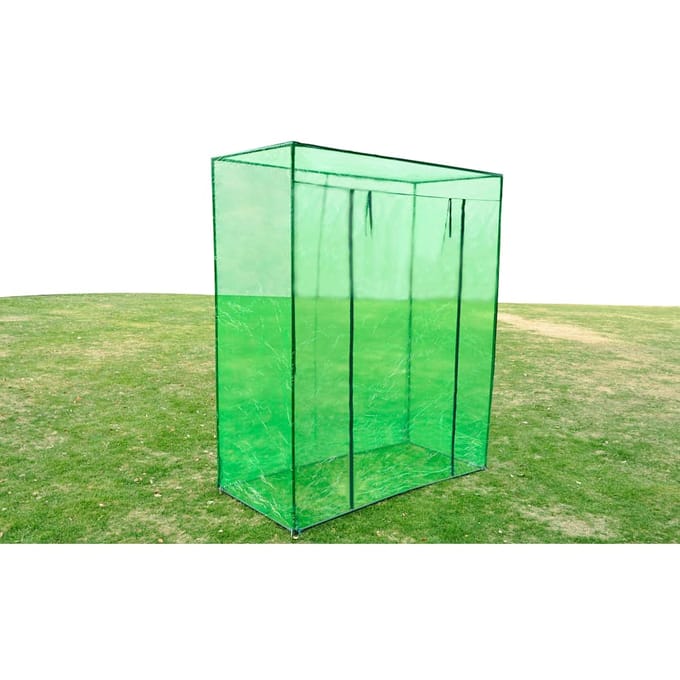 vidaXL - Tuinkas - stalen - frame - PVC