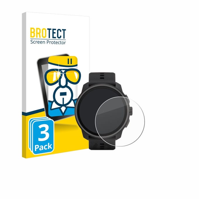 BROTECT - Glas Screenprotector voor Suunto Race S - Gehard Beschermglas 9H 3 Stuks