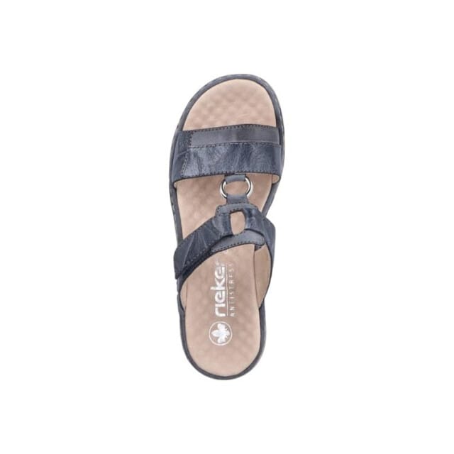 Rieker Slippers - Dames - Blauw - Maat:37