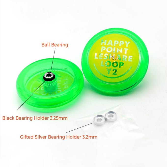 Responsieve Yoyo Bal Plastic Yo-yo voor Kinderen Beginners Vermaak rood