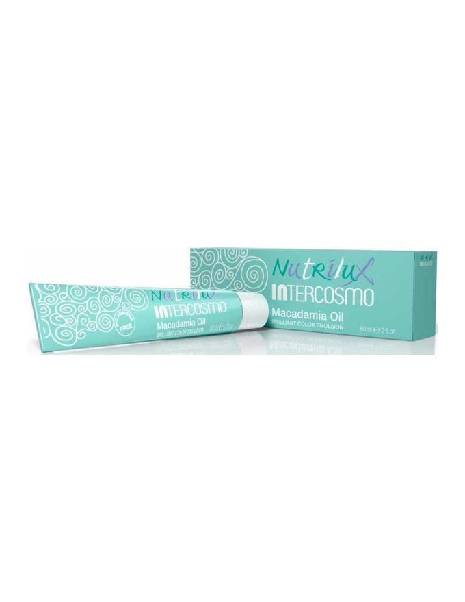 Intercosmo, Nutrilux, Coloration Permanente pour Cheveux, 5.13 Châtain Clair Cendré Doré, 60 ml