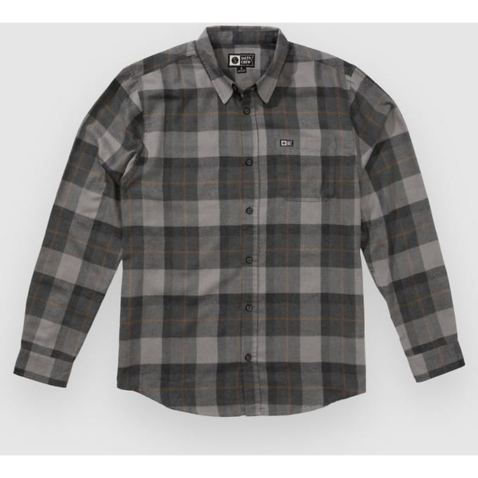 Salty Crew Early Bird Flannel Shirt grijs