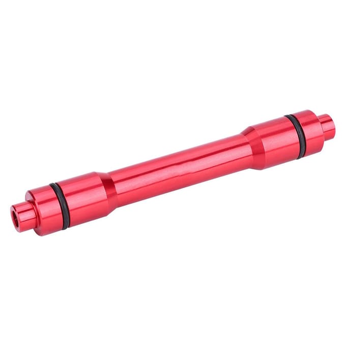 Adaptateur de moyeu d'axe traversant de 15 mm pour vélo vers axe à blocage rapide de 9 mm pour roue avant de 100 mm (rouge) black