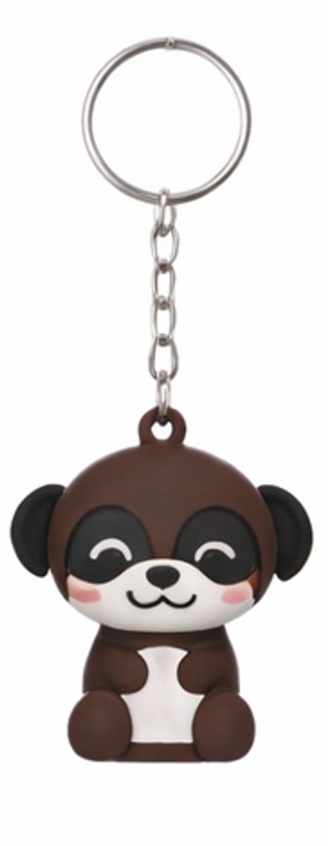 Kawaii Kuties 3D Keychain – Luiaard Napo – Cute Sloth Bag Charm 6 cm – Relaxed Cadeau