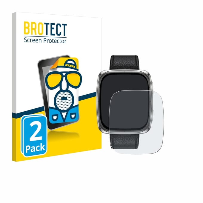 BROTECT - Screenprotector voor Amazfit Active 2 (rechthoekig) - Folie Beschermfolie matte 2 Stuks