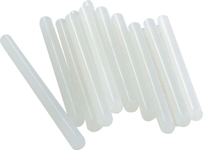 Lijmsticks 7mm - 12 Stuks - Helder Transparant - Premium Kwaliteit - Lengte 10cm