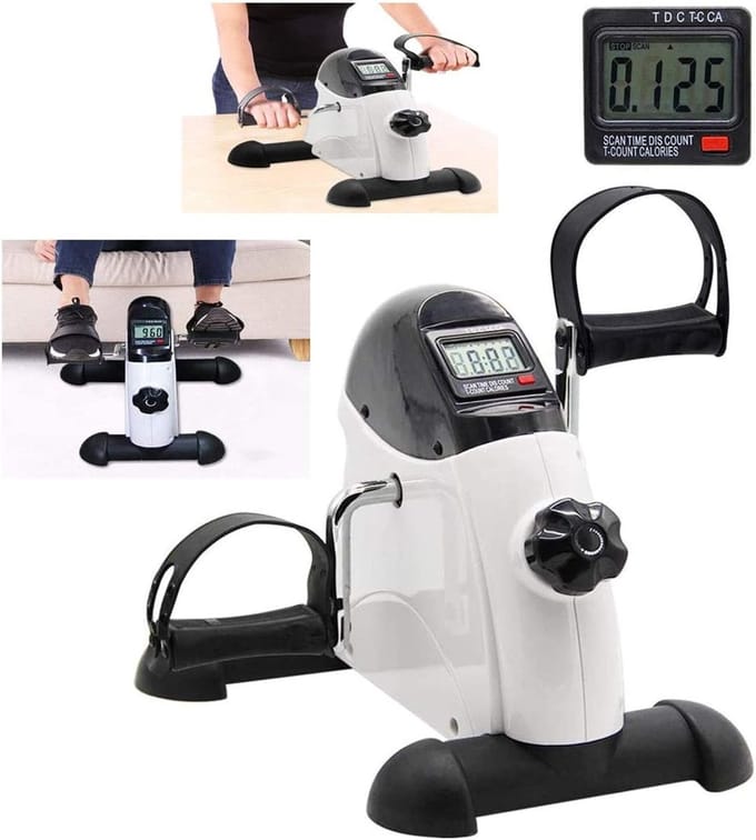 Mini Hometrainer - Fiets Trainer - Arm en Been Training - Met LCD Display