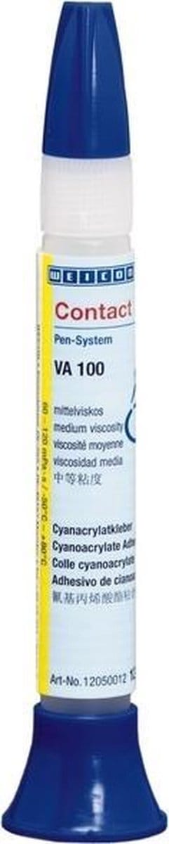 WEICON VA 100 – Snellijm 12 g – Voor Metaal Rubber Kunststof