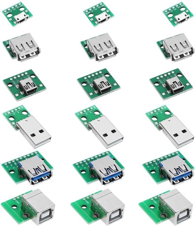 Store_8 - Usb naar Breakout Adapter - 18 stuks - Mini 5p Usb