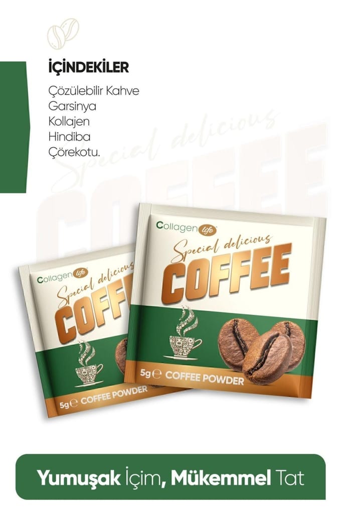 Café Détox Chicorée, Collagène, Garcinia et Cumin Noir, 20 Sachets 1 PRC