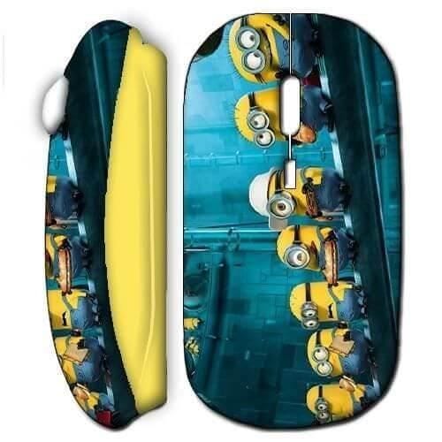 Draadloze muis gele Minions