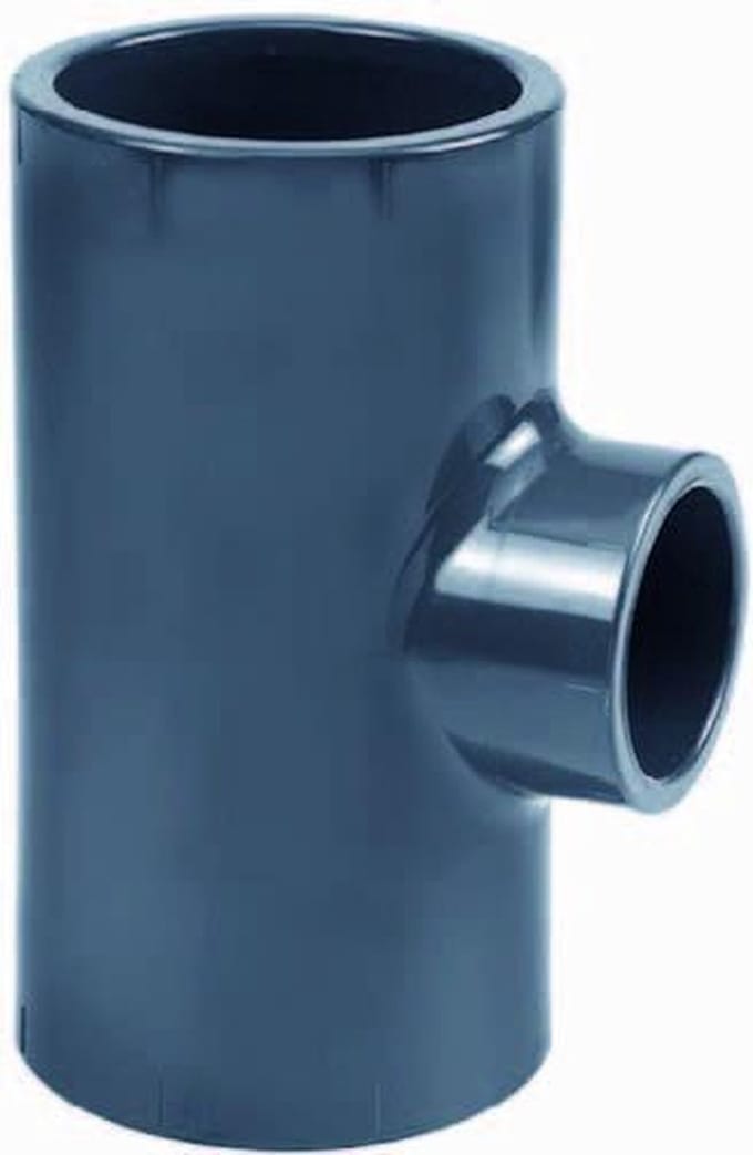 T-stuk 90ş lijm 90 mm x 63 mm