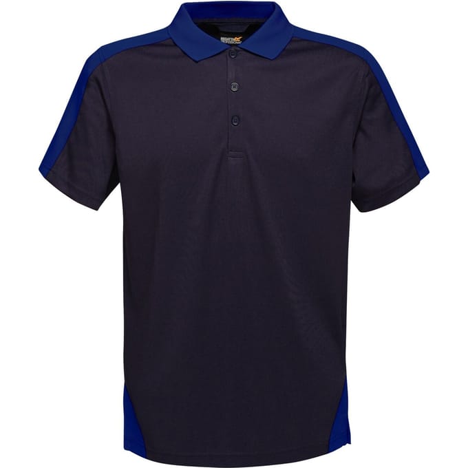 Regatta Herencontrast Coolweave Polo Shirt (Marine/Nieuw Koninklijk)