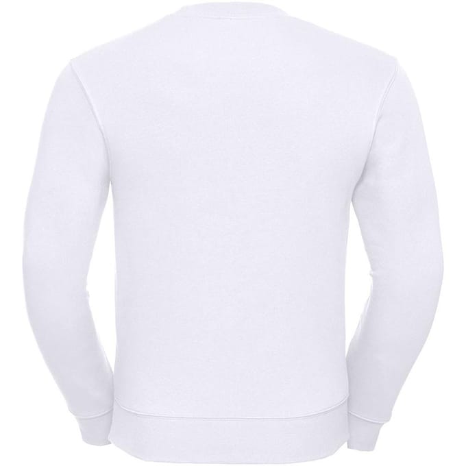 Russell Heren Authentieke Sweatshirt (Slimmer Cut) (Wit)