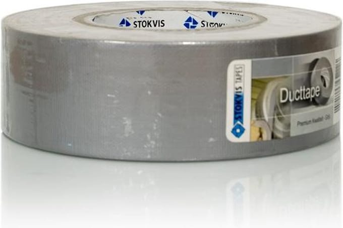 Stokvis Ducttape Grijs 50x50mm - 10944