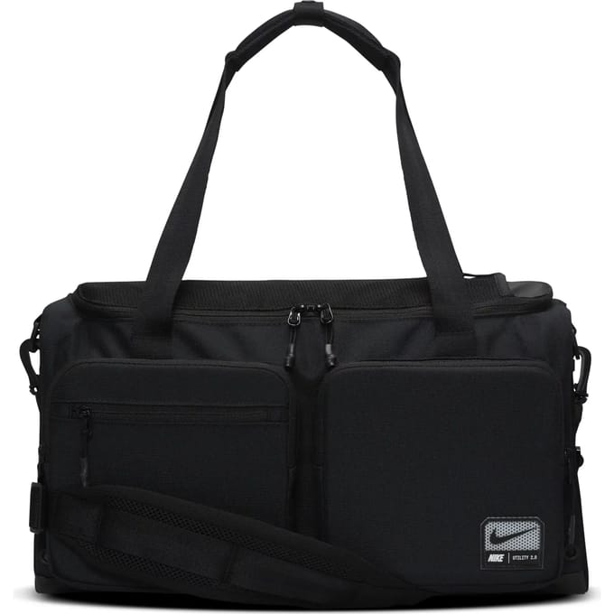 Nike Duffel Tassen Unisex - Zwart - One Size - Poly (Polyester)