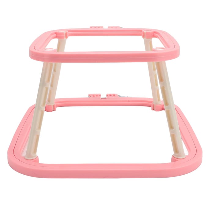 Cadre à broder double couche point de croix cerceau support réglable intégré ABS porte-outils de couture pour bureau pastèque