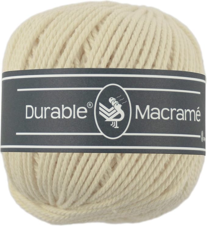 Durable Macramé - 2172 cream - Katoen Garen