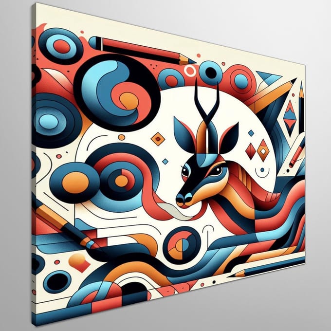 Kunstprint | Wanddecoratie | Canvas | 20 × 20 cm