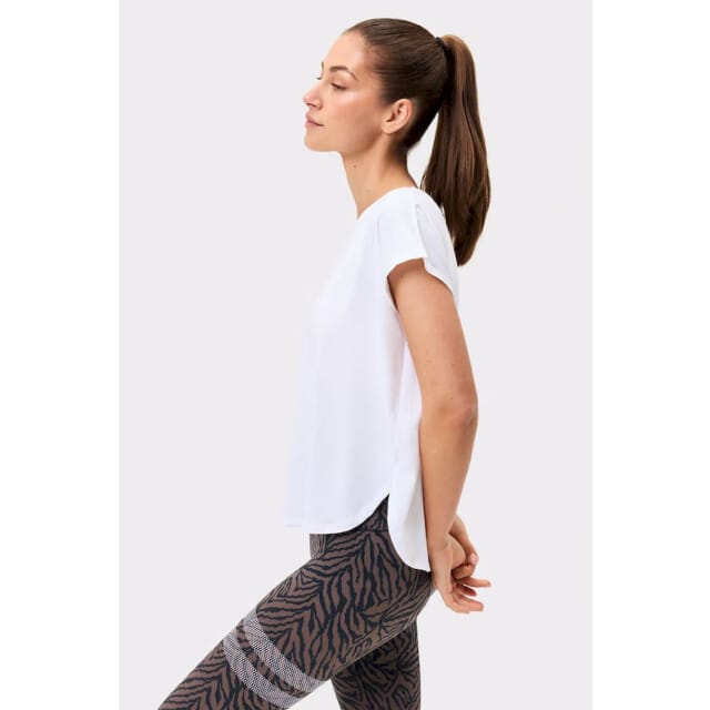 STRONGER - drop t-shirt - Training t-shirt korte mouw dames - Wit