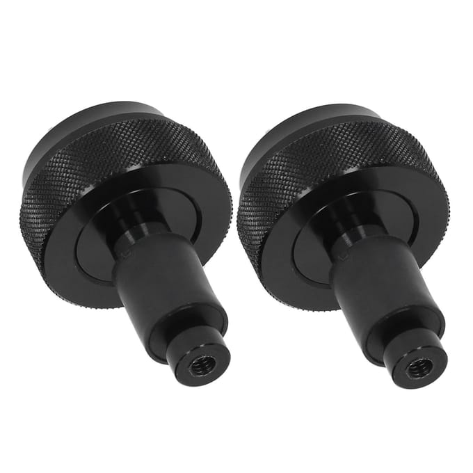 Motorfiets Stuur Einde Plug Gashendel Snelheidsregeling Zwart Aluminium Rubber Universeel black