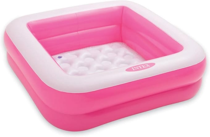 Speelbox zwembad voor kinderen - roze