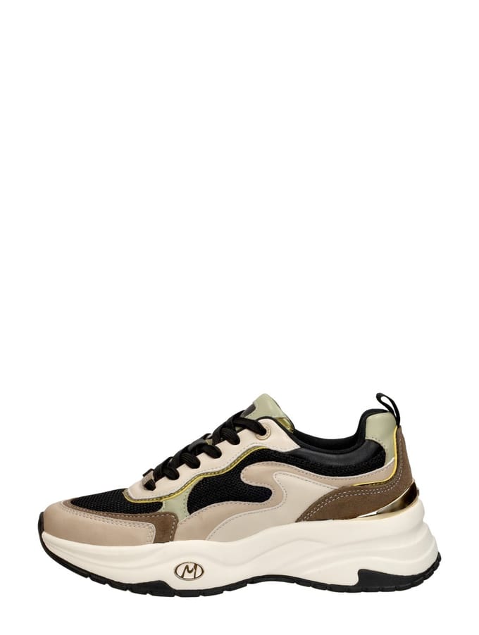 Mexx Sneaker Palma Ora Gebroken Wit/zwart - Dames - Maat 36