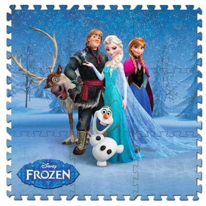 Frozen 9-delige foampuzzel Kinderpuzzels