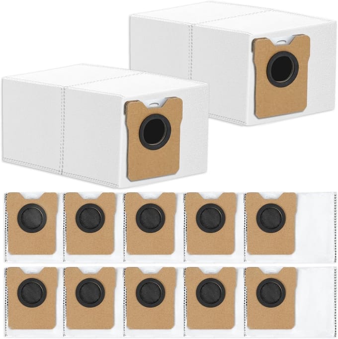 12 stuks stofzakken voor Eufy Omni C20 stofzuiger, reserveaccessoirezak, grote capaciteit