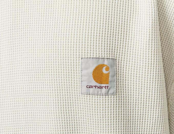 Shirt met lange mouwen, structuurmotief en ronde hals