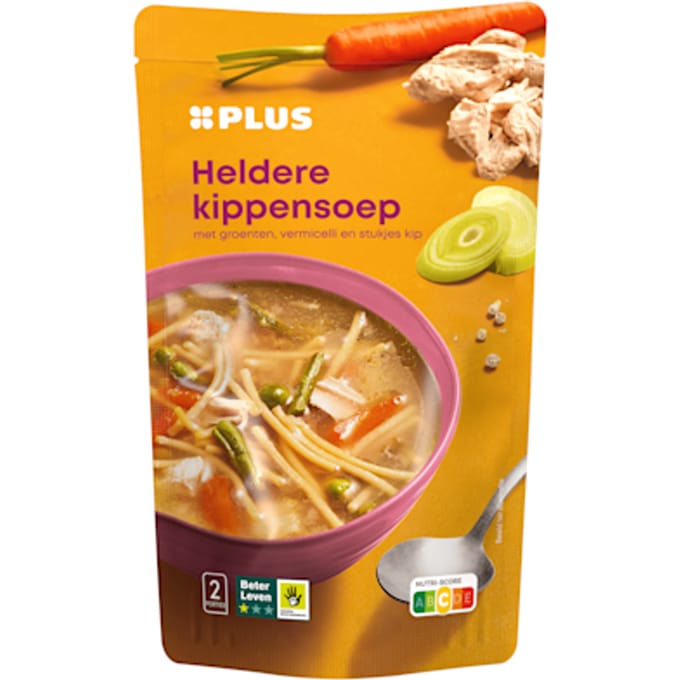 Heldere kippensoep