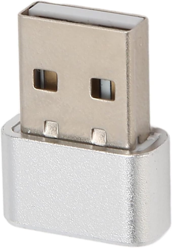 Muis Jiggler - Muisverplaatser - Computer Wakker Houden - Niet Detecteerbaar - 3 x 2 x 2 cm - Zilver