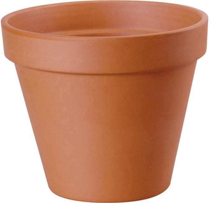 Pot roodsteen d13h11.6 cm terra Terraliet