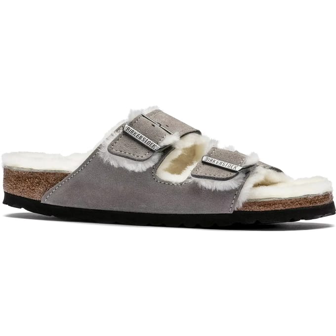 Sandalen Birkenstock Arizona Vl Stone Coin Lammfell