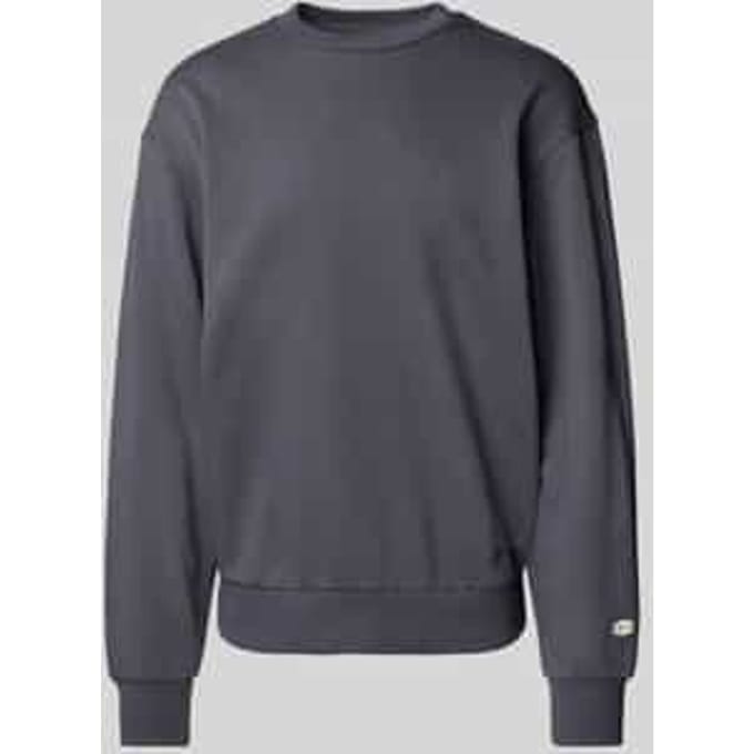 Sweatshirt met labelstitching