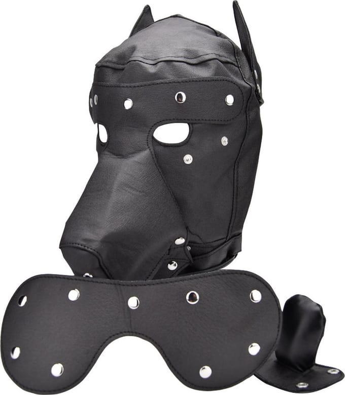 N12240 – Power Escorts Dog Mask – BDSM Masker