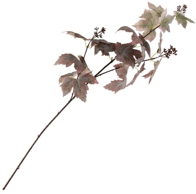 Kunsttak bladeren burgundy