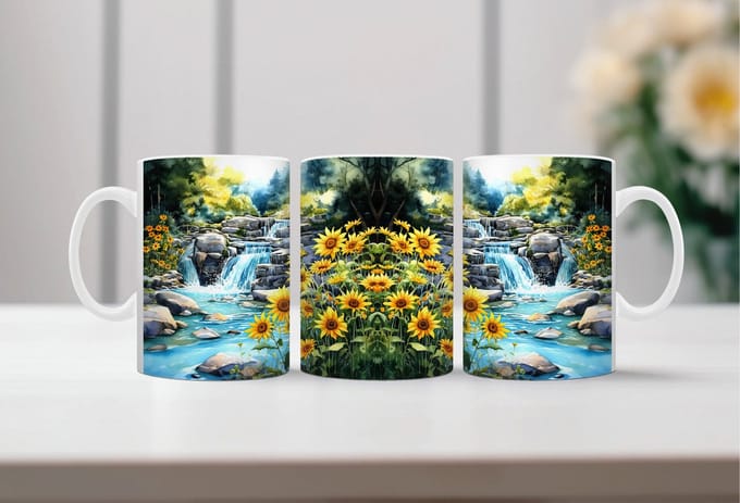 Auqarel koffiemok Waterval 3