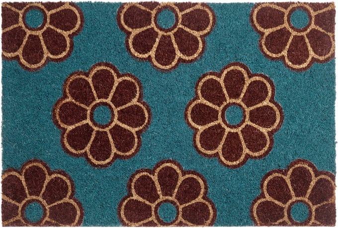 KULIK - Deurmat - Blauw - 40 x 60 cm - Kokosvezel