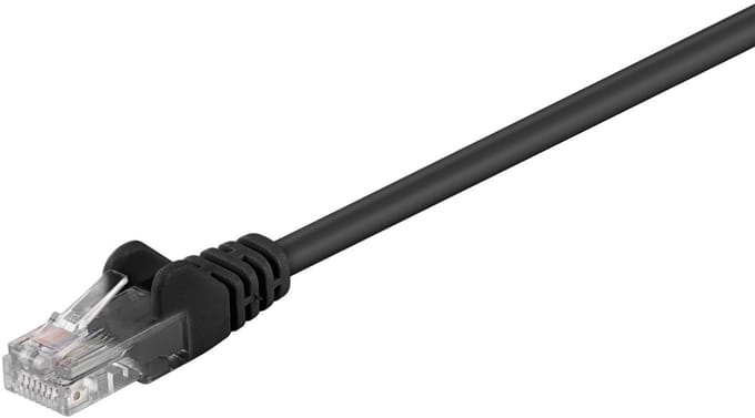 DSIT CAT5E Netwerkkabel - RJ45 - zwart - 5 m