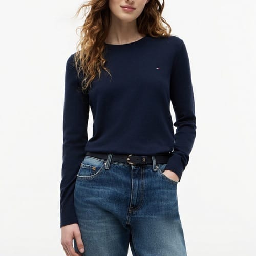 Trui Tommy Hilfiger Ww0ww44984 Co Jersey Fine Swt