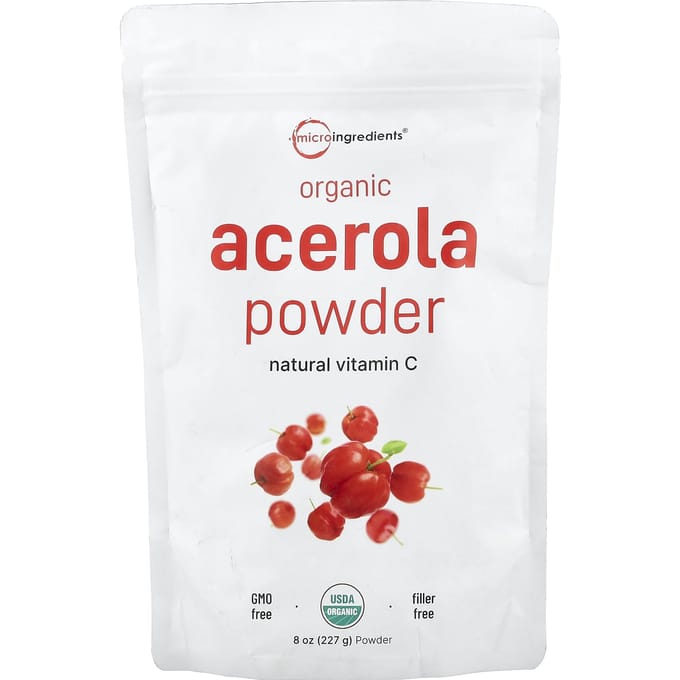 Micro Ingredients, Biologisch Acerolapoeder, 8 oz (227 gr)