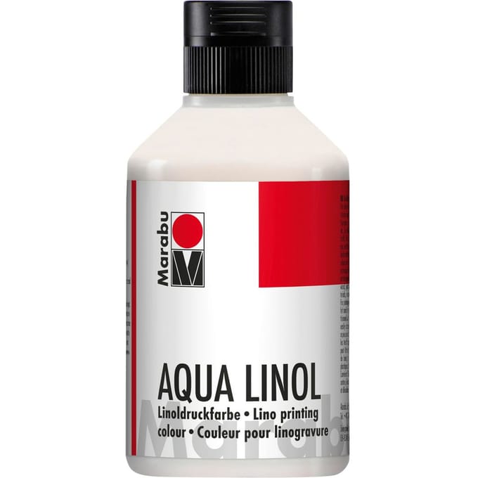 Marabu aquarellino-drukinkt, wit, 250 ml