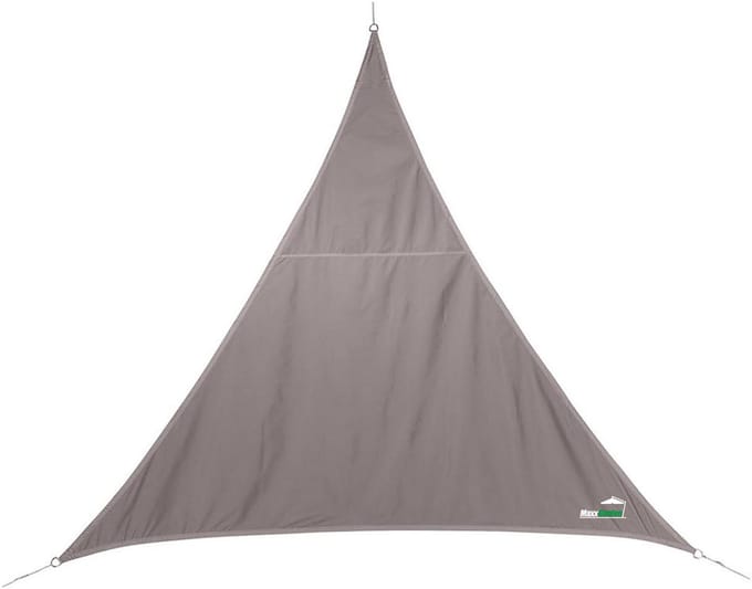 MaxxGarden Schaduwdoek - Zonnezeil Driehoek - 5x5x5m - Taupe