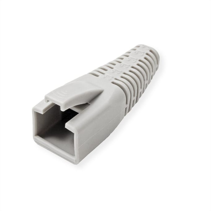 ROLINE RJ45 tule, 10 stuks, grijs