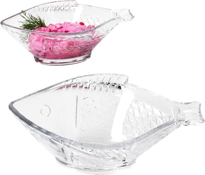 Set van 2 OSLO glazen vissenkommen - TT11195