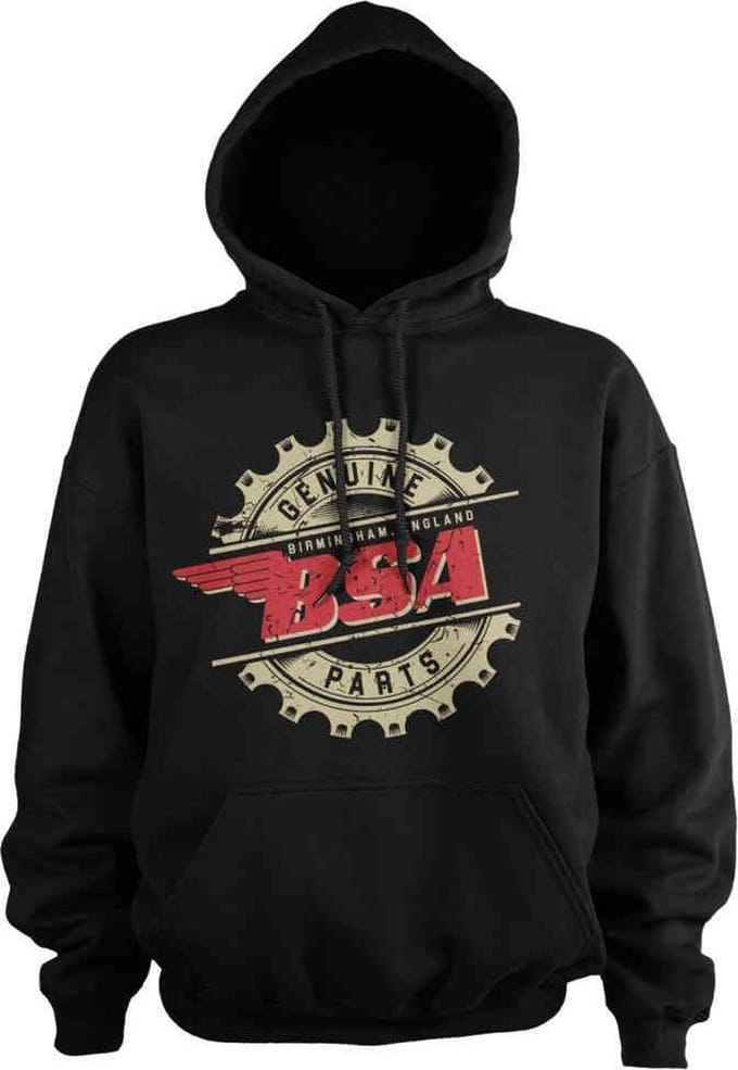 BSA Hoodie/trui -S- Genuine Parts Zwart
